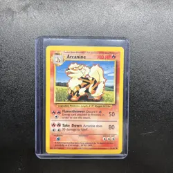 Pokemon TCG Arcanine Base Set #23/102 WotC Vintage 1999 - Image 1