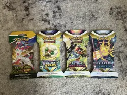 Pokemon TCG Evolving Skies And Sword And Shield Sleeved Packs, BS, AR, ST, New! - Image 1