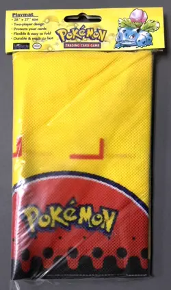 Vintage Pokemon 2-Player Playmat 28" x 27" Sealed - Wizards Of The Coast 1999 - Image 1