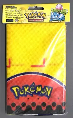 Vintage Pokemon 2-Player Playmat 28" x 27" Sealed - Wizards Of The Coast 1999 - Image 1