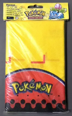 Vintage Pokemon 2-Player Playmat 28" x 27" Sealed - Wizards Of The Coast 1999 - Image 1