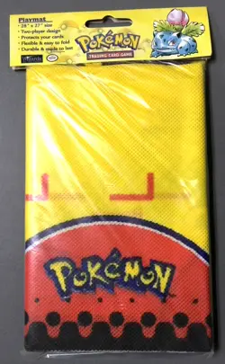 Vintage Pokemon 2-Player Playmat 28" x 27" Sealed - Wizards Of The Coast 1999 - Image 1