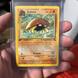 Kabuto Pokemon 50/62 Fossil First edition - Image 1