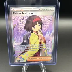 Pokemon TCG Erika's Invitation #196/165 Scarlet & Violet 151 Ultra Rare Full Art - Image 1