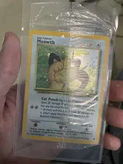 Pokemon TCG Meowth Holo Black Star Promo #10 Gameboy Exclusive, Factory Sealed - Image 1