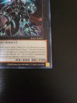 Yu-Gi-Oh! 25th Anniversa- Galaxy-Eyes Full Armor Photon Dragon RA01-EN037 Secret - Image 5
