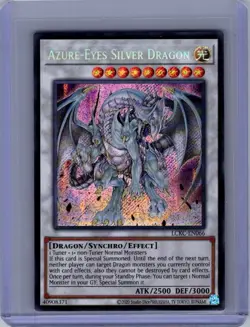 Azure-Eyes Silver Dragon Secret Rare Legendary Collection Kaiba LCKC-EN066 NM - Image 1