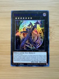 Yugioh Ebon Illusion Magician (Blue) LDS3-EN091 Ultra Rare Near Mint 1st Edition - Image 1
