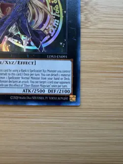 Yugioh Ebon Illusion Magician (Blue) LDS3-EN091 Ultra Rare Near Mint 1st Edition - Image 5