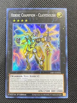 YuGiOh! Heroic Champion - Claivesolish DIFO-EN044 Super Rare 1st Edition NM - Image 1