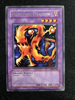 Yu-Gi-Oh! - Darkfire Dragon LOB-019 - Unlimited - LP - Image 1