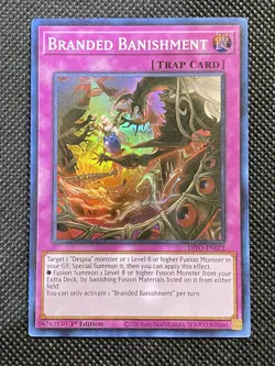 YuGiOh! - Branded Banishment DIFO-EN072 Super Rare 1st Edition Near Mint - Image 1
