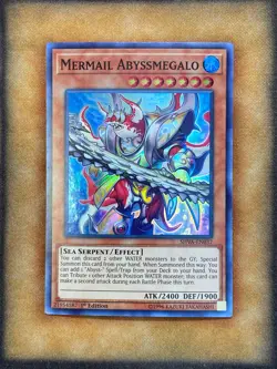 Yugioh Mermail Abyssmegalo SHVA-EN037 Super Rare 1st Ed NM - Image 1