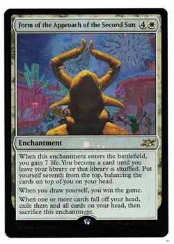 MTG Card: Form of the Approach of the Second Sun UNF #295 Galaxy FOIL Rare! NM - Image 1