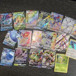 MINT Pokemon Card Collection (V’s, VMAX, Full Arts, Holos ) - Binder included! - Image 1