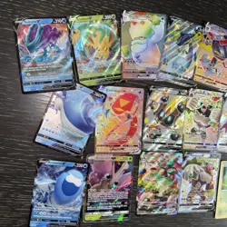 MINT Pokemon Card Collection (V’s, VMAX, Full Arts, Holos ) - Binder included! - Image 2