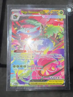 Mega Venusaur EX SIR 177/132 Mega Evolution English Pokemon TCG Near Mint Card - Image 2