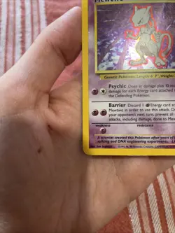 1999 Pokemon TCG Base Set Mewtwo Holo Rare Card 10/102 - Image 4
