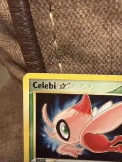 2006 Pokemon EX Crystal Guardians Gold Star 100/100 Celebi Holo Rare Card - Image 4