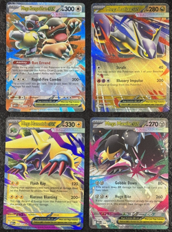 POKEMON MEGA CARDS KANGASKHAN EX-LATIAS EX-MANECTRIC EX-MAWILE EX (SET OF 4) - Image 1