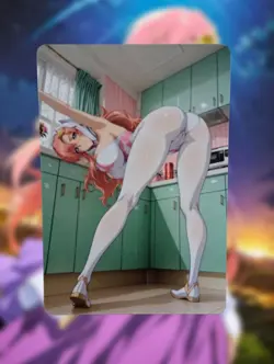 Lacus Clyne Mobile Suit Gundam SEED Anime Waifu Sexy Doujin Lewd Hentai Card - Image 1