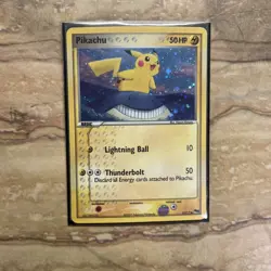 Misprint 2007 Pokemon Pop Series 5 Pikachu Holo Card 12/17 Inverted Back Error - Image 5