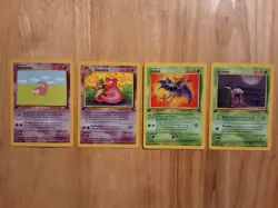 Lot of 14 1999 Vintage 1st Edition Fossil Pokemon TCG Cards Near Mint Condition! - Image 2