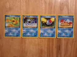 Lot of 14 1999 Vintage 1st Edition Fossil Pokemon TCG Cards Near Mint Condition! - Image 3