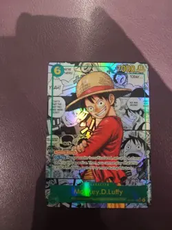 One Piece Card Monkey D Luffy OP13 - 118 SEC Manga Parallel English - Image 1