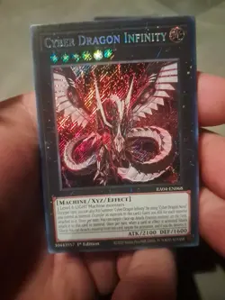 Yu-Gi-Oh! Cyber Dragon Infinity 1st Edition Secret Rare Card RA04-EN068 - Image 1