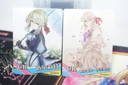 Violet Evergarden Goddess Story Shatterfoil CR Waifu Card Set - Image 2