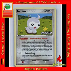 Formeo - Castform Pokemon Karte TCG 34/113 Rare Holo EX Delta Species /M20 - Image 1