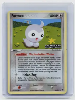 Formeo - Castform Pokemon Karte TCG 34/113 Rare Holo EX Delta Species /M20 - Image 2
