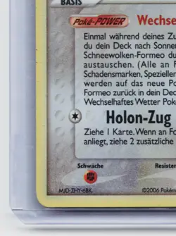 Formeo - Castform Pokemon Karte TCG 34/113 Rare Holo EX Delta Species /M20 - Image 5