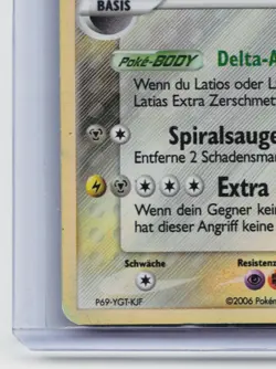 Latias d - Pokemon Karte TCG 8/113 Reverse Holo EX Delta Species /M2 - Image 5