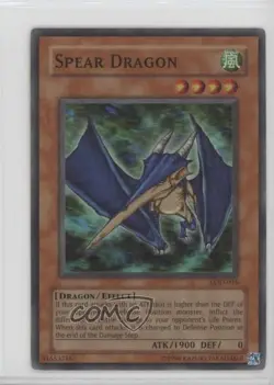 Spear Dragon Unlimited YuGiOh Legacy of Darkness #LOD-035 2003 - Image 1