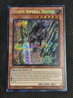 YuGiOh! - Primite Imperial Dragon MP25-EN099 2025 Secret Rare 1st Edition NM - Image 1