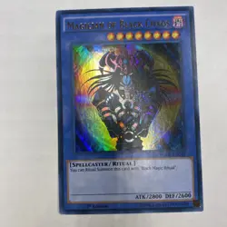 Yu-Gi-Oh! TCG Magician of Black Chaos YGLD-ENC01 1st Edition Ultra Rare NM - Image 1