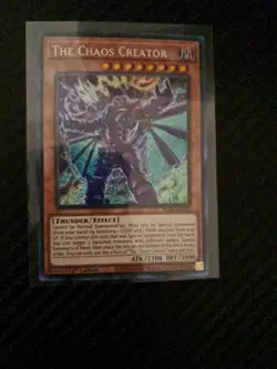 Yugioh - The Chaos Creator - BLCR-EN070 - Secret Rare - 1st Edition - Near Mint - Image 1