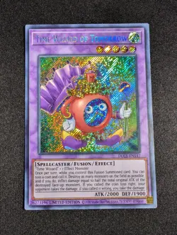 Yugioh - Time Wizard of Tomorrow DLCS-EN147 1st Edition Secret Rare NM - Image 1