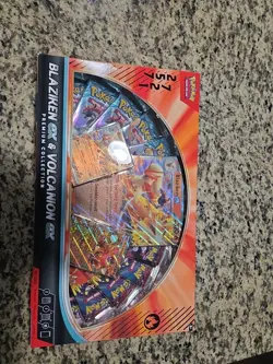 Pokemon TCG: Blaziken ex & Volcanion ex Premium Collection Cards 2025 NEW Sealed - Image 1