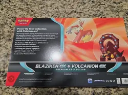 Pokemon TCG: Blaziken ex & Volcanion ex Premium Collection Cards 2025 NEW Sealed - Image 4