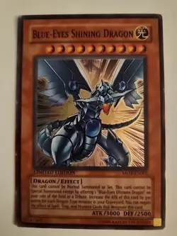 Yu-Gi-Oh! Blue-Eyes Shining Dragon - Limited Edition MOV-EN001-Collector’s Card - Image 1