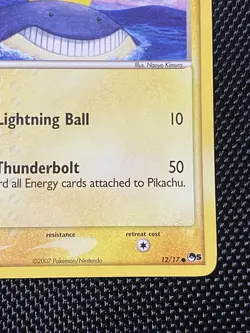 Pokemon TCG Pikachu 12/17 Non Holo POP 5 Series Pokemon Card LP/NM - Image 4