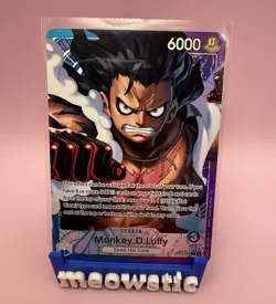 MONKEY.D.LUFFY OP11-040 (L) Alt Art A Fist of Divine Speed One Piece Card NM/M - Image 1
