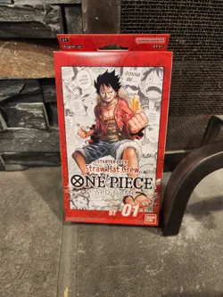 One Piece Card Game Starter Deck ST-01 STRAW HAT CREW English OPTCG SEALED 811039038366 - Image 1
