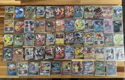 Set Of 58 Assorted POKEMON Card Lot MANY HOLO RARE, VSTAR, V, EX, & more TCG - Image 1