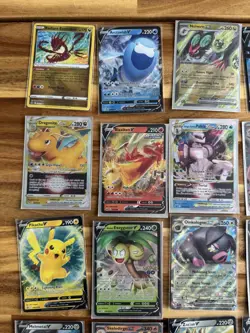 Set Of 58 Assorted POKEMON Card Lot MANY HOLO RARE, VSTAR, V, EX, & more TCG - Image 2
