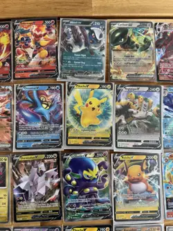 Set Of 58 Assorted POKEMON Card Lot MANY HOLO RARE, VSTAR, V, EX, & more TCG - Image 4