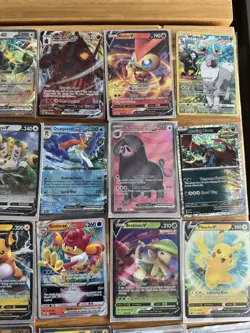 Set Of 58 Assorted POKEMON Card Lot MANY HOLO RARE, VSTAR, V, EX, & more TCG - Image 5